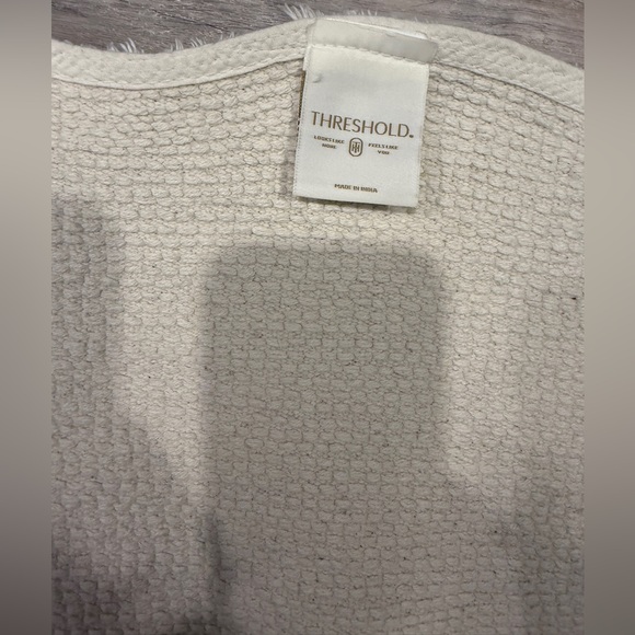 20"x30" Scallop Bath Rug Cream - Threshold™ - Picture 6 of 9